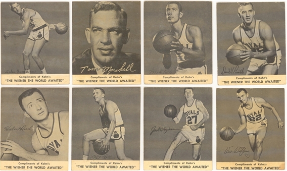 1959 Kahns Basketball Partial Set (8/11)